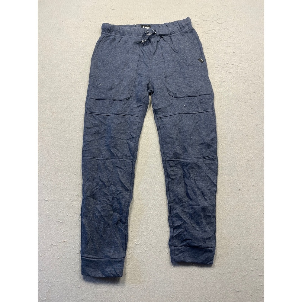 Lee Boys Jogger Pants Cotton Polyester Blue Heather M 10/12 Boys